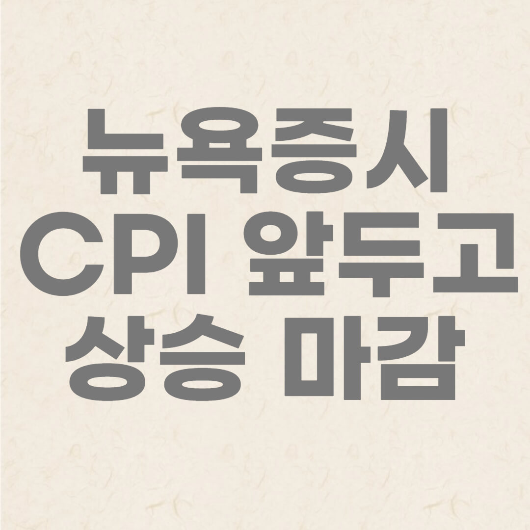 뉴욕증시 CPI