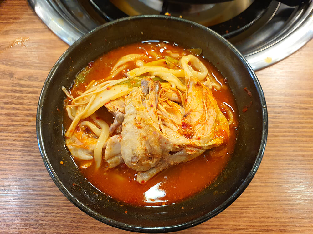 성남 중앙시장 수미식당- 닭한마리얼큰칼국수10