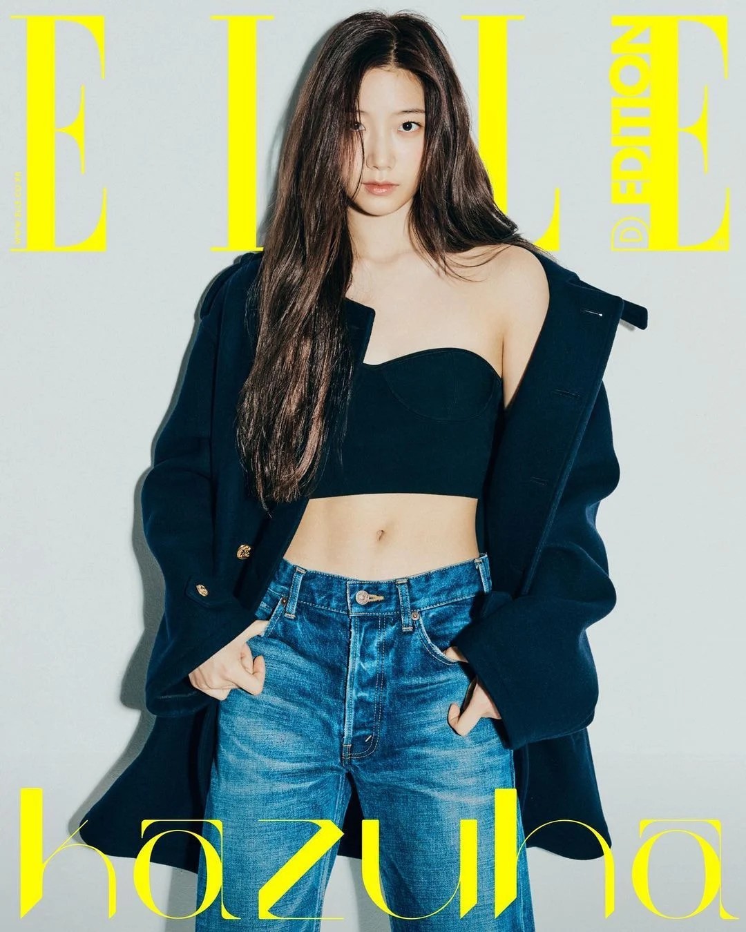  르세라핌 카즈하 엘르 화보 패션 사진 움짤 mp4