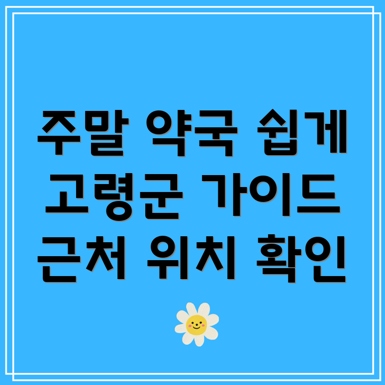 경상북도 고령군 약국