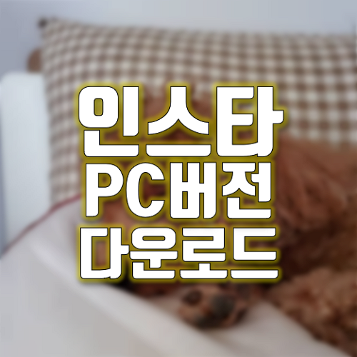  인스타그램 PC버전 다운로드