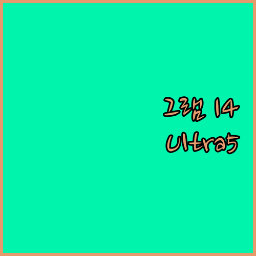 LG 그램 14인치 코어 Ultra5