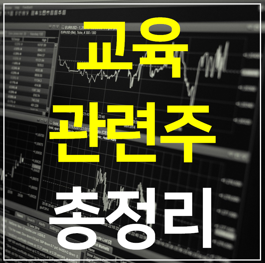  교육 관련주 6종목 총정리 (대장주 테마주)