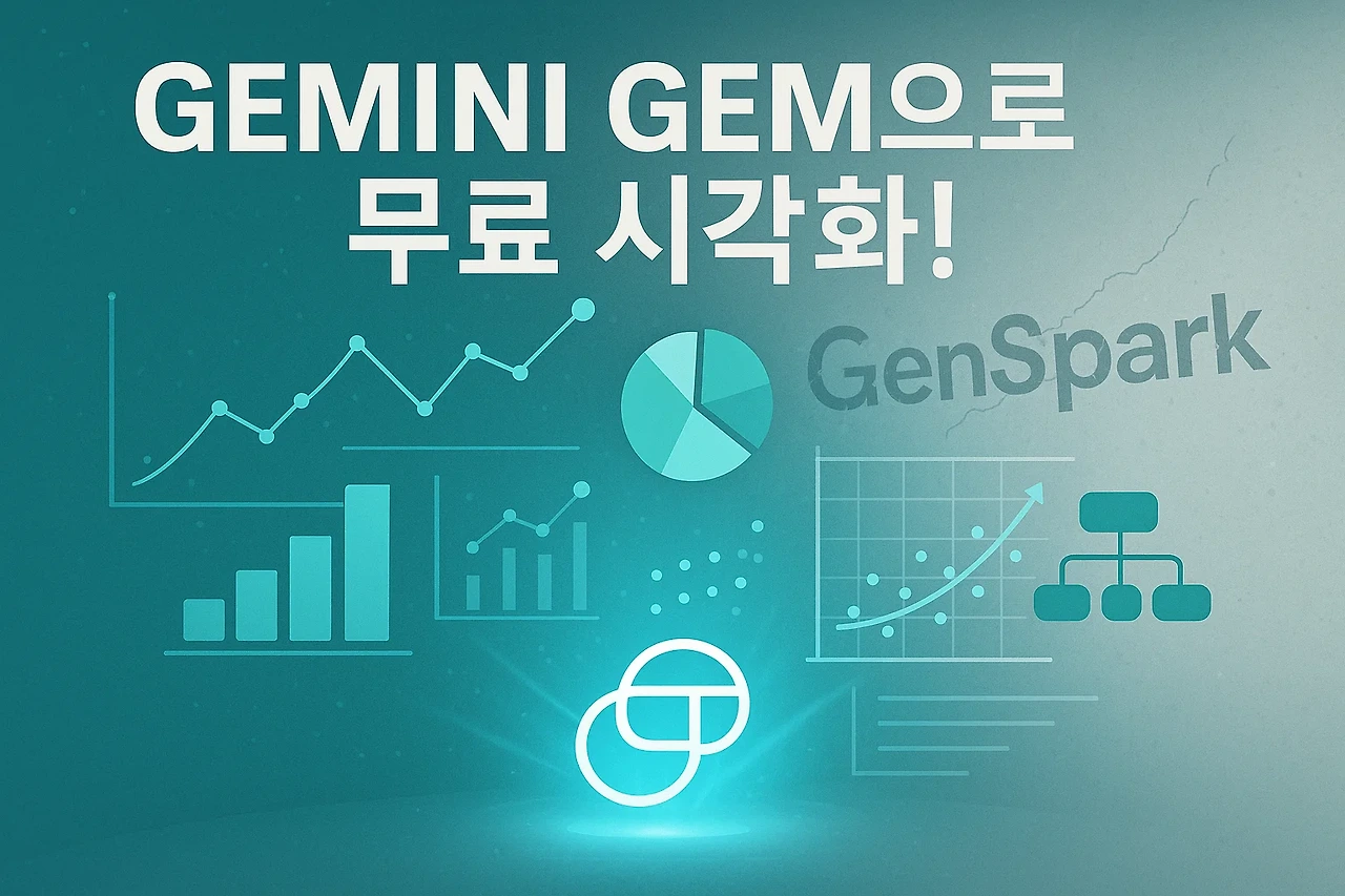 AI 문서 시각화, 이제 돈 내지 마세요! 제미나이 젬 활용 가이드