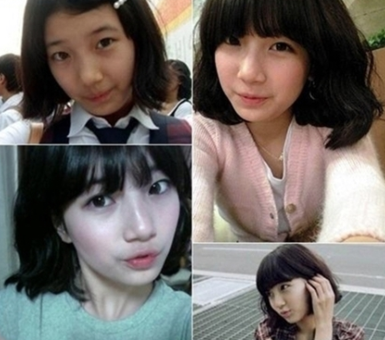 수지 중딩시절 데뷔