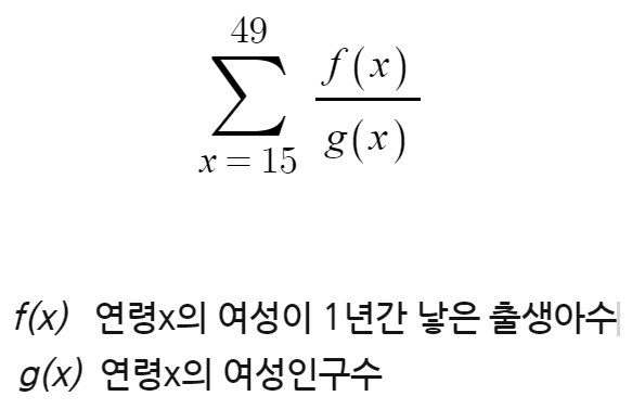  출산율이 아니라 출생률! 출생률은 어떻게 계산하는가?
