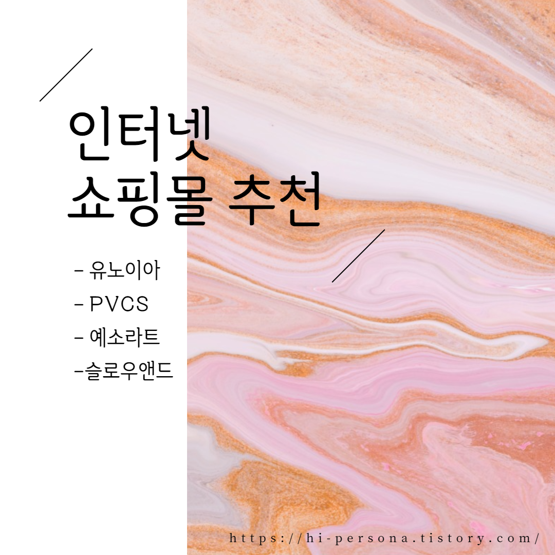  인터넷 쇼핑몰 추천
