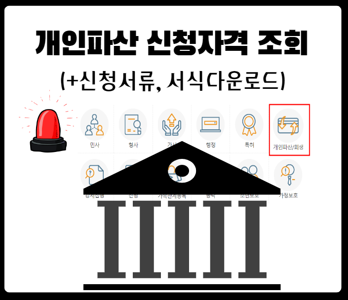 개인파산 신청자격