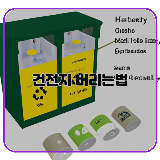 -친환경적-(Eco-friendly)-건전지-(Battery)-버리는-방법-(Disposal-method)