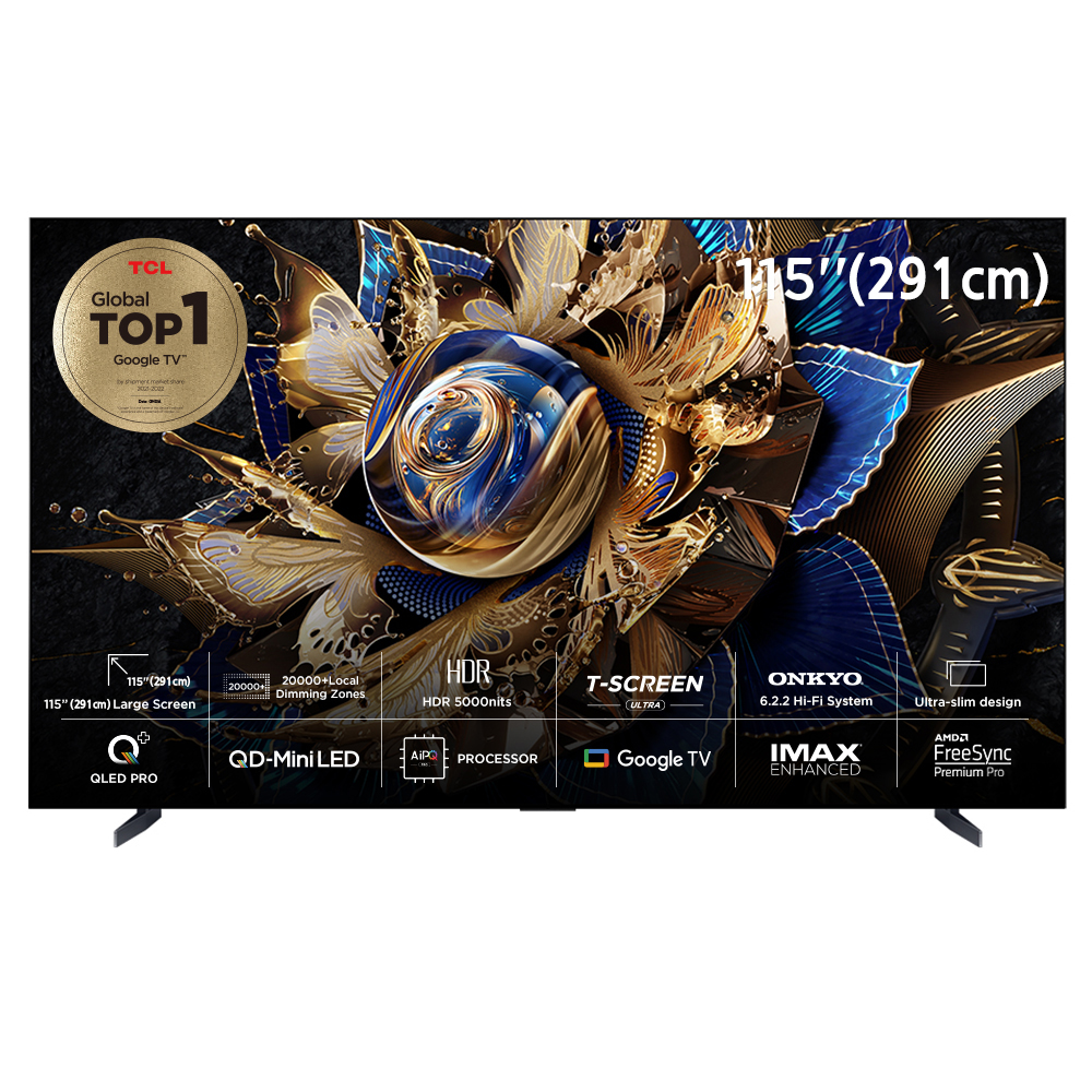 TCL 4K UHD QD-MiniLED 안드로이드12 프리미엄 TV
