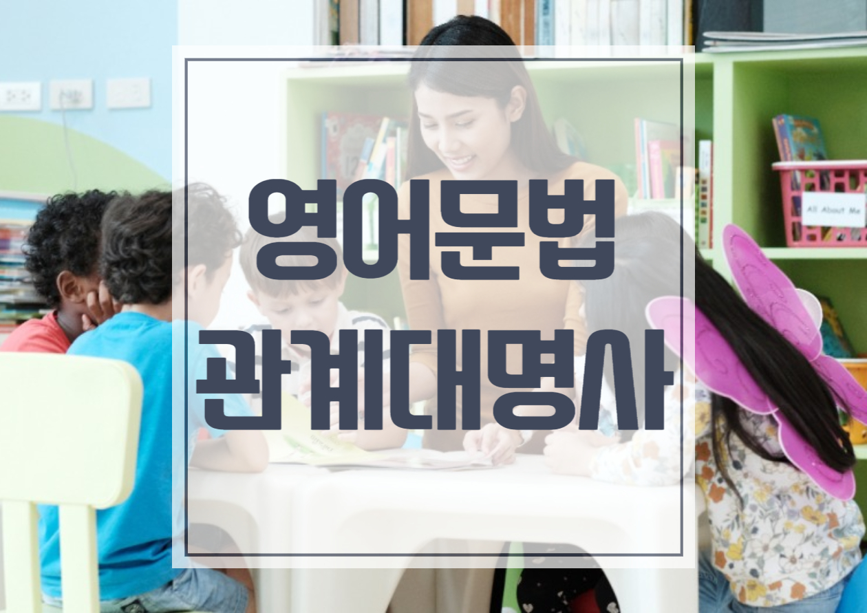  영어 문법 관계대명사, 중등부 꼭 알아야할 부분