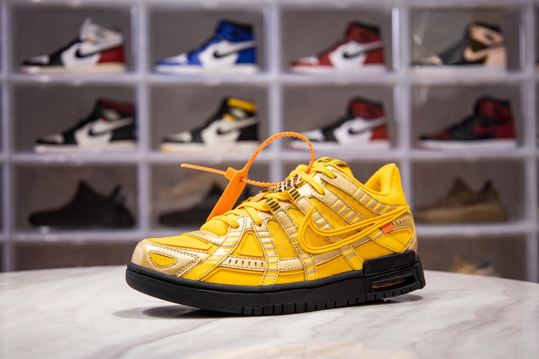  [OFF WHITE x NIKE] H12 오프화이트 X 나이키 에어러버 덩크 유니버시티 골드 UNIVERSITY GOLD CU6015-700