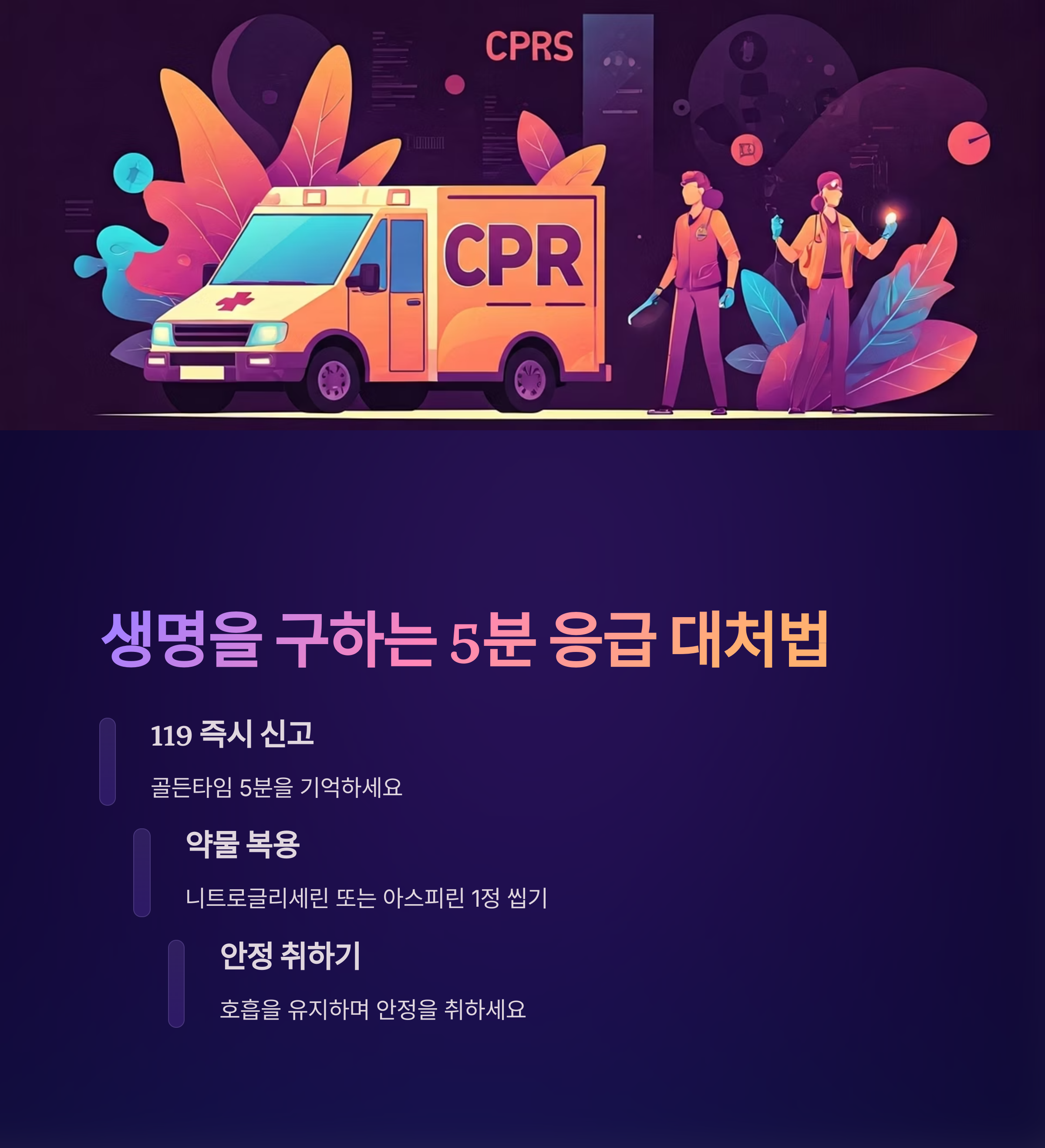 심근경색 전조증상 주의사항과 실용 팁 - Zero-Click 대응