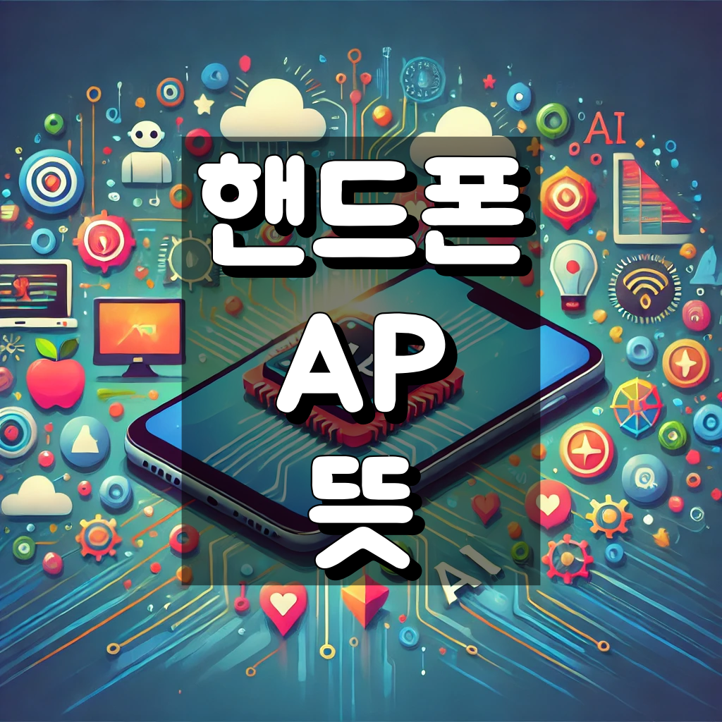 핸드폰 AP 뜻과 대표적인 종류 알려드릴게요