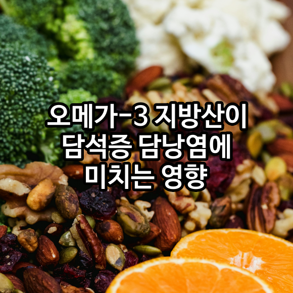 오메가-3 지방산 불포화 지방이 담석증 담낭염에 미치는 영향
