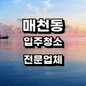 대구 북구 매천동 입주청소