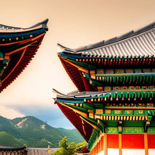  Seoul's Tourist Gyeongbokgung Palace
