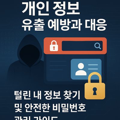 개인 정보 유출 예방과 대응: 털린 내 정보 찾기 및 안전한 비밀번호 관리 가이드