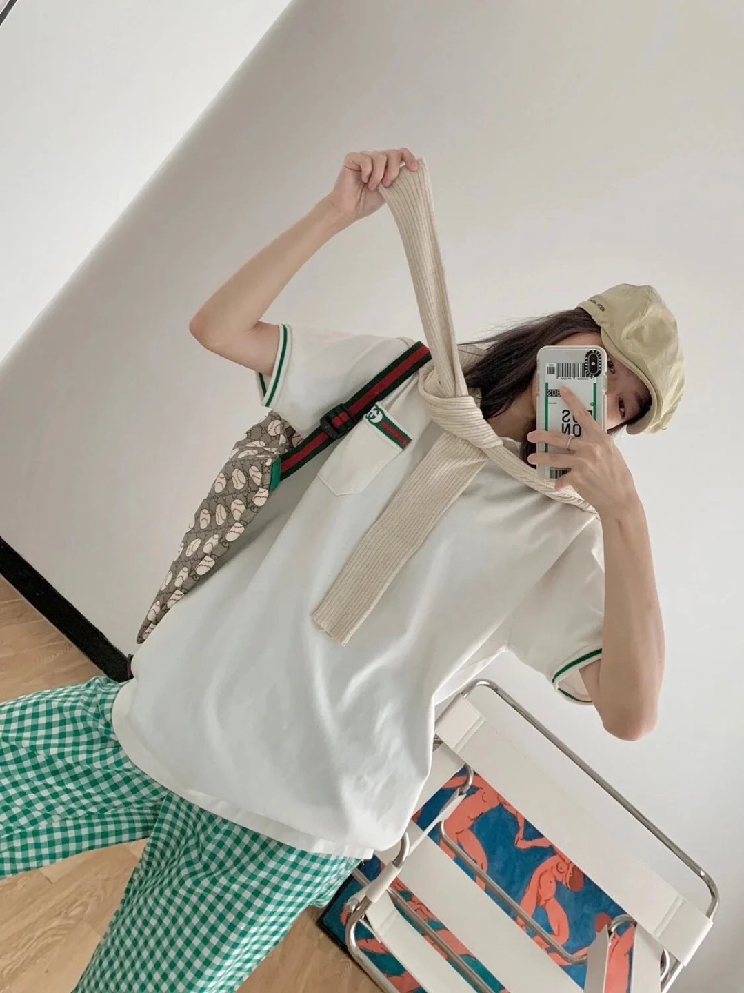  [GUCCI] 구찌 웹 인터로킹 폴로 티셔츠 628339 XJCQR 9061