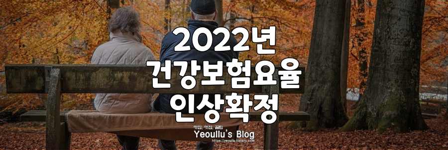 2022년 건강보험요율 인상 확정