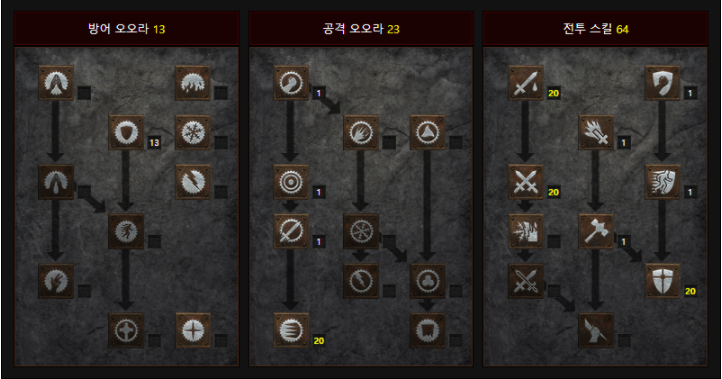  [디아블로2:레저렉션/디아2/디아블로2] 질딘 스킬트리