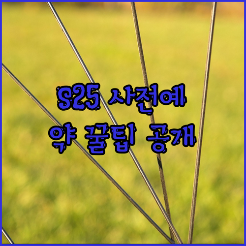 갤럭시 S25 울트라 사전예약 꿀팁 