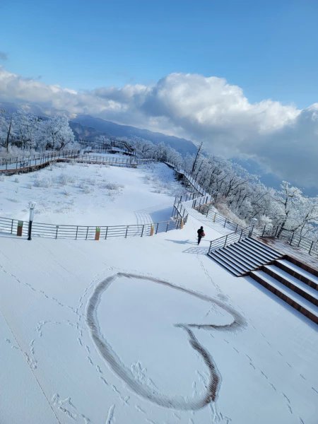 겨울산가볼만한곳 가리왕산