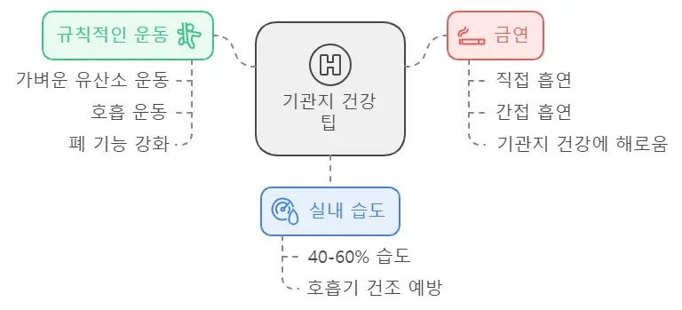 기관지 관리 방법