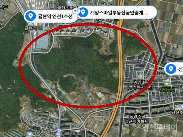 귤현탄약고 위치도