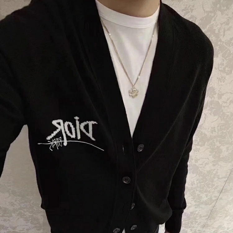  [DIOR x STUSSY] 디올 숀 스투시 가디건 033M214AT070_C980