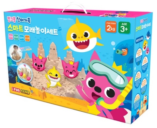  핑크퐁 상어가족 스마트 모래놀이세트 사용후기