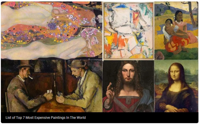 모나리자가 10억불?...세계에서 가장 비싼 그림 톱7 VIDEO: Top 7 Most Expensive Paintings In the World 2023