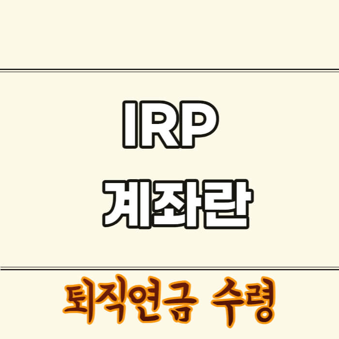 IRP-계좌란