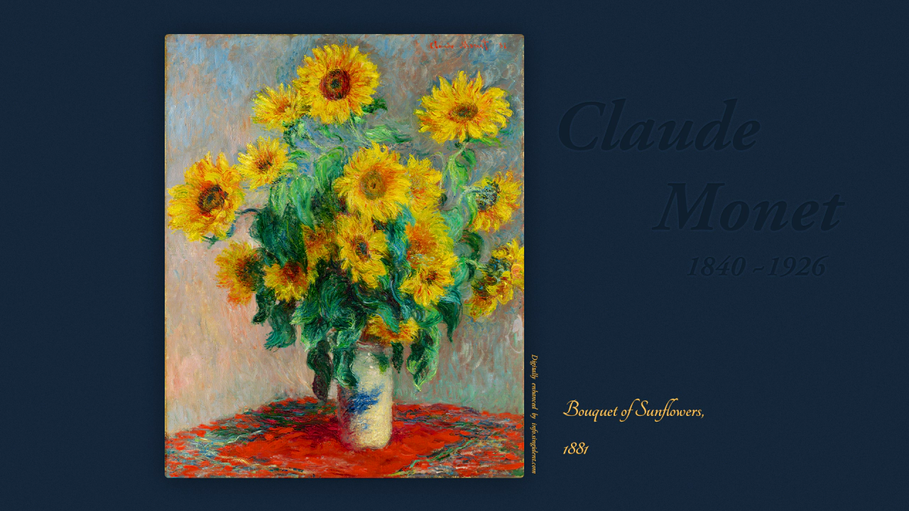 11 모네 해바라기 C - Bouquet of Sunflowers 모네그림