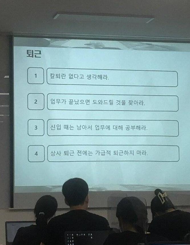  방금 입사한 신입인데