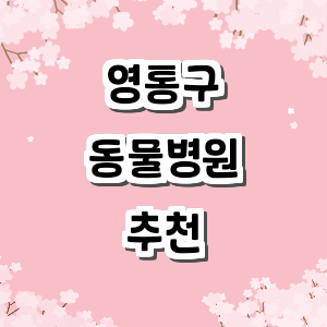 수원 영통구 동물병원