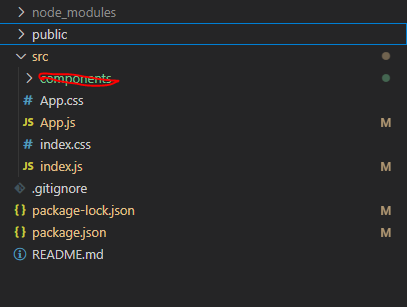 React 프로젝트 초기 상태
