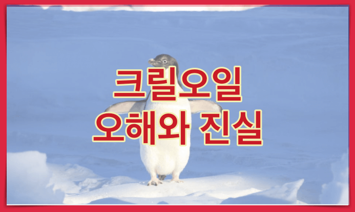 크릴오일 오해와 진실 썸네일
