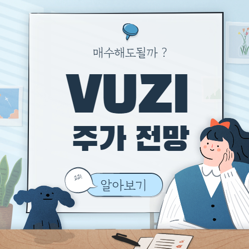  VUZI 주가 전망은 ? 뷰직스 vuzix 주식 목표주가 미국 메타버스 관련주 홀로그램