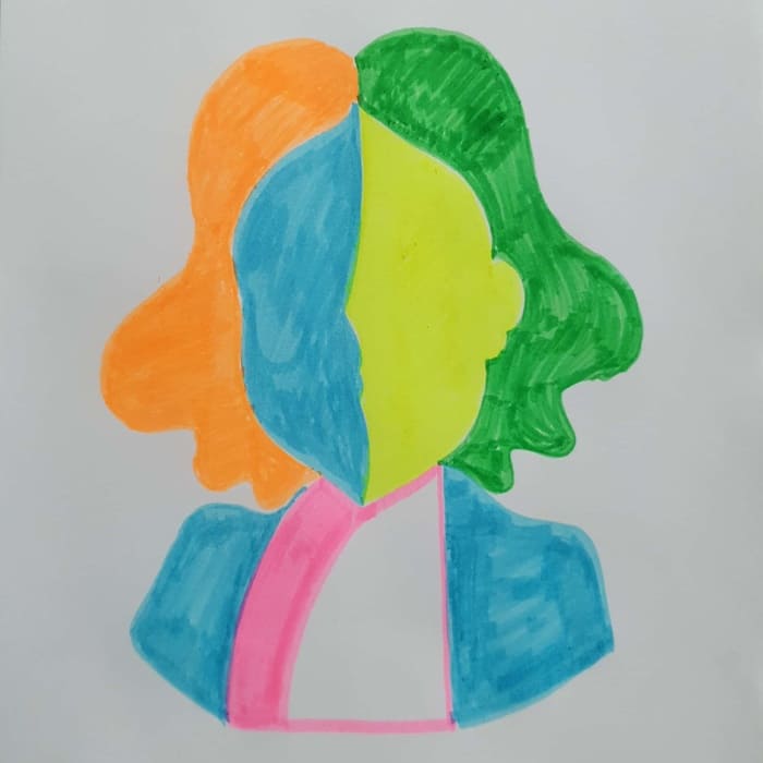  빛나는 소녀 Light Girl 일러스트 그림 드로잉 2020