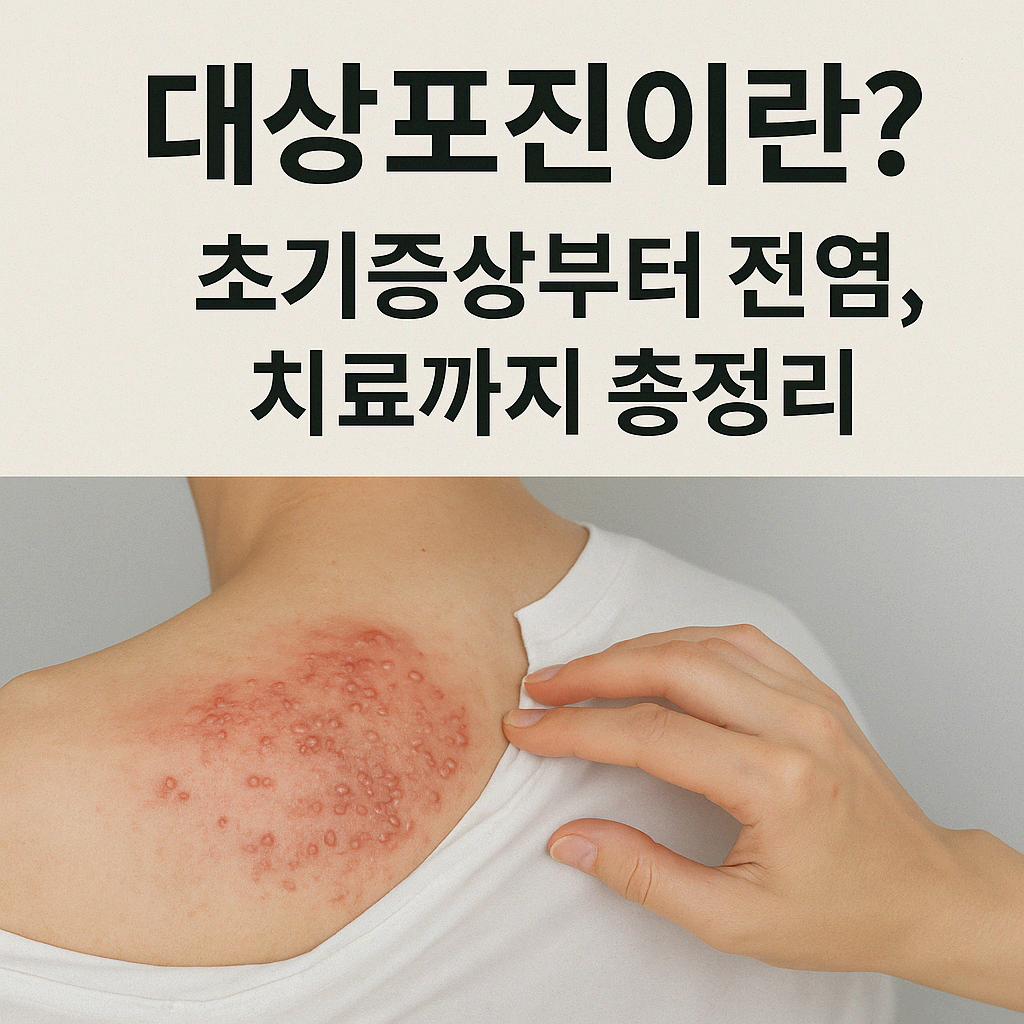 대상포진이란? 초기 증상부터 전염, 치료까지 총정리