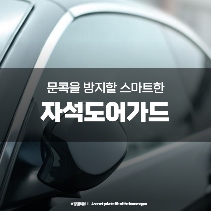  문콕을 방지할 스마트한 차량용 자석 도어가드 추천