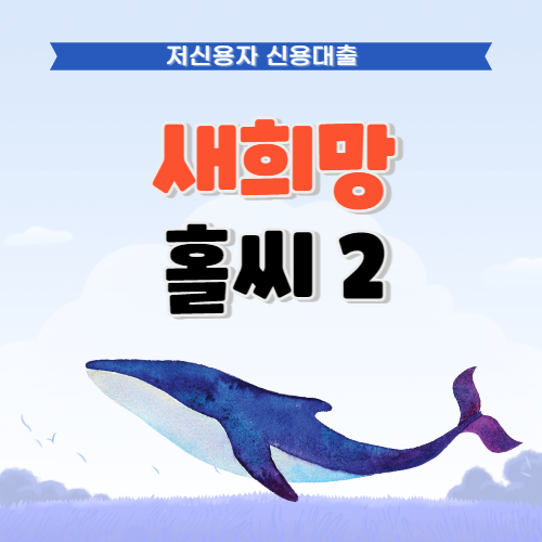  저신용자 신용대출 새희망홀씨2의 대출한도, 대상, 상환방법