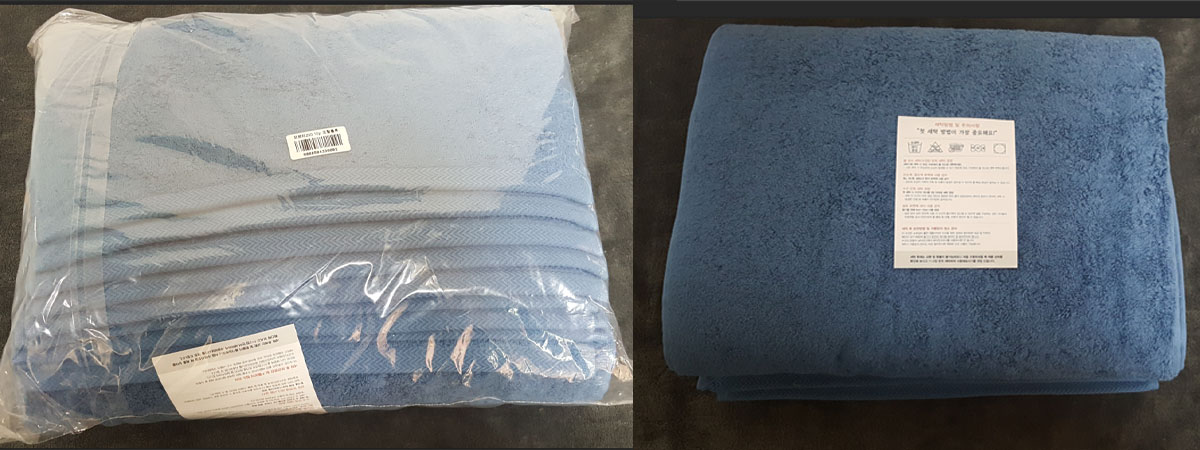  타월리스트 포르테 두툼한 고급 호텔 수건 200g 40수 면사 코랄블루, 10개 구입후기