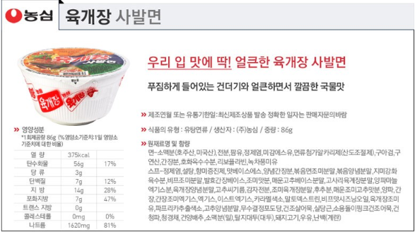  육개장 라면은 역시 작은 컵이지 조금 더 싼 곳에서 구매하자 라면추천해줄게