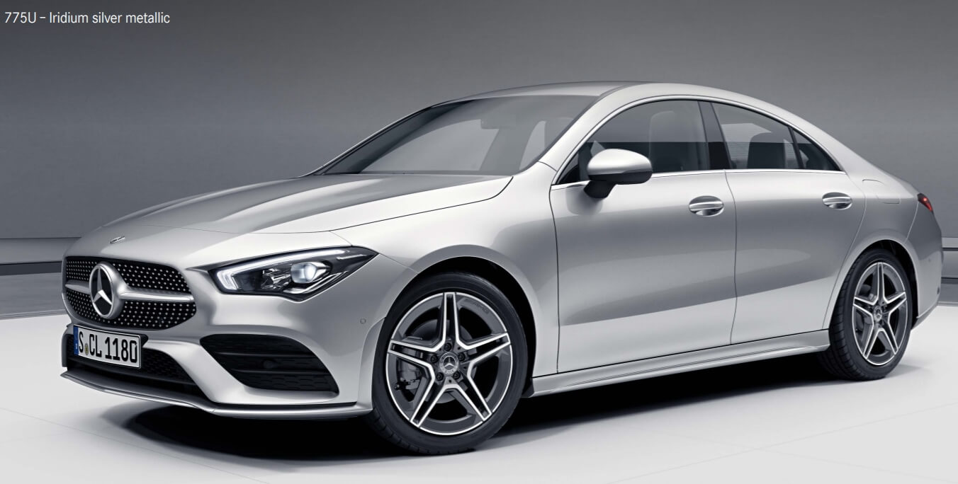 amg cla 45s 색상코드 - Iridium silver metallic(색상 코드 : 775)