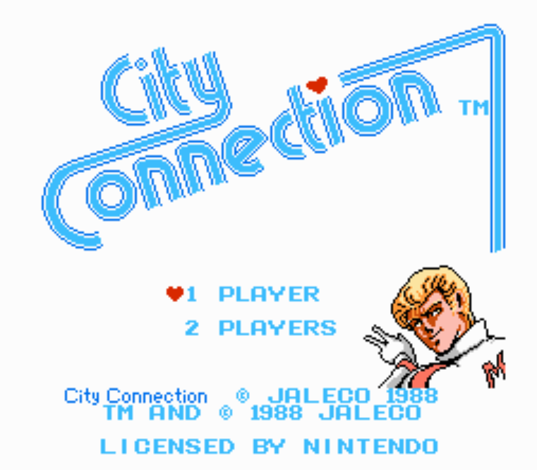  NES ROMS - City Connection (EUROPE / 유럽판 롬파일 다운로드)