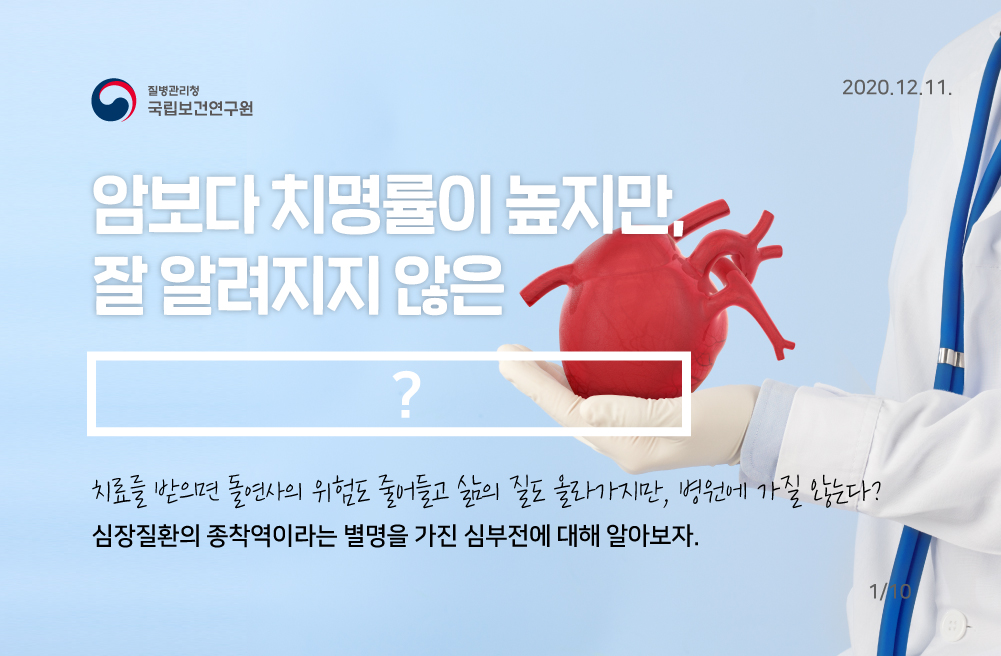  급성 심부전의 증상과 뇌심혈관계질환 예방을 위한 9대 생활 수칙