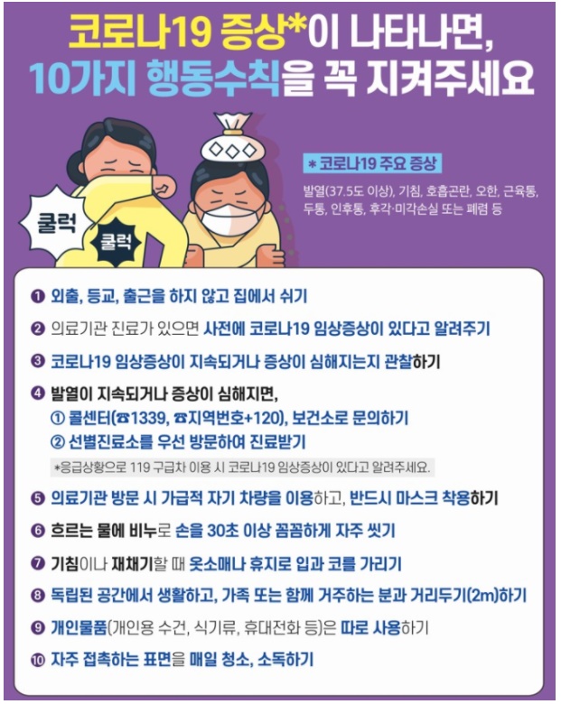  코로나 증상 순서 및 변이 변종 바이러스 알아봤습니다.