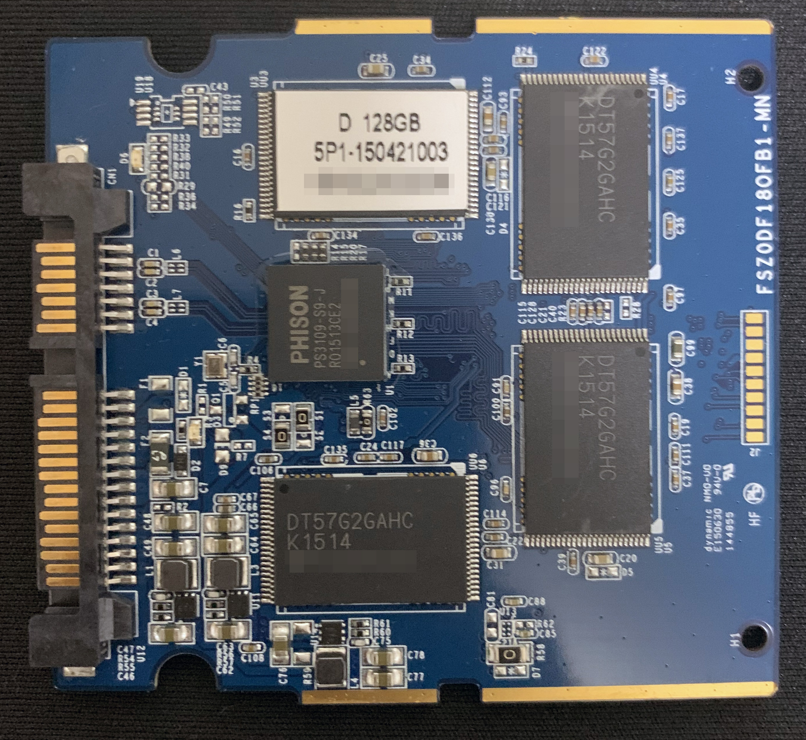 Phinocom SSD P70S Pro 128GB PCB